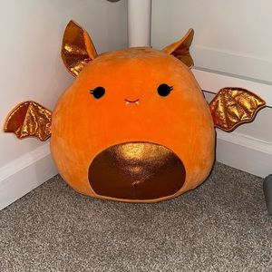 Squishmallow Halloween Tangie Orange Tangerine Bat Plush